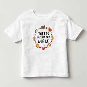 Camiseta De Bebé Gustos en todo el mundo
