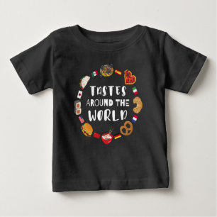 Camiseta De Bebé Gustos en todo el mundo