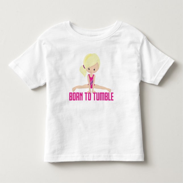 Camiseta De Bebé Gymnast-Blonde (Anverso)