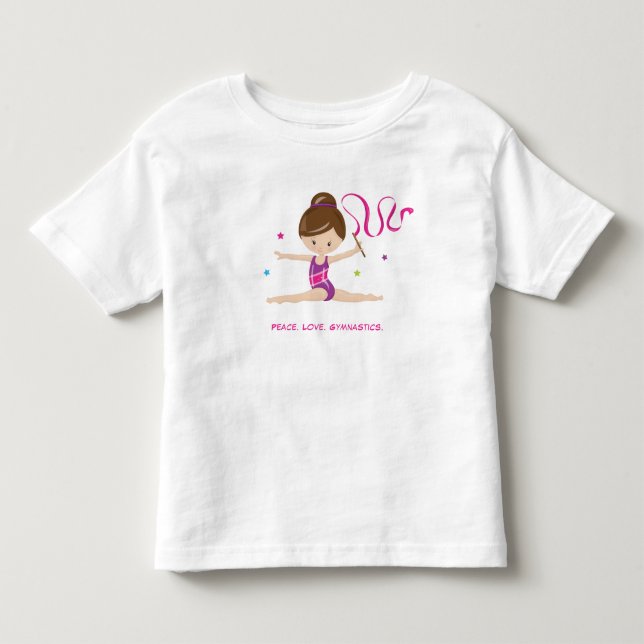 Camiseta De Bebé Gymnast-Brunette (Anverso)