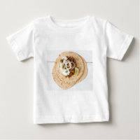 Gyros pita con aceitunas coleslaw de tzatziki y fe