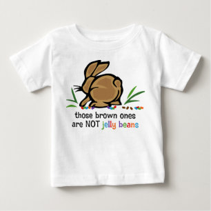 Camiseta De Bebé Habas de jalea de Brown