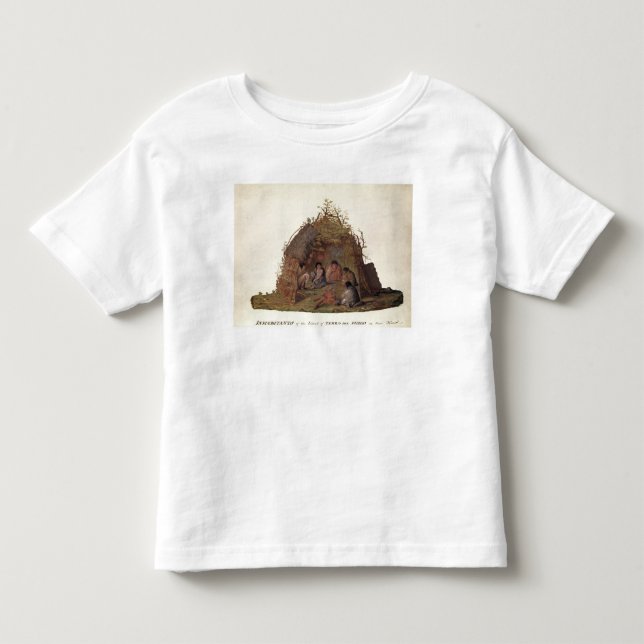 Camiseta De Bebé Habitantes de la isla de Terra del Fuego (Anverso)