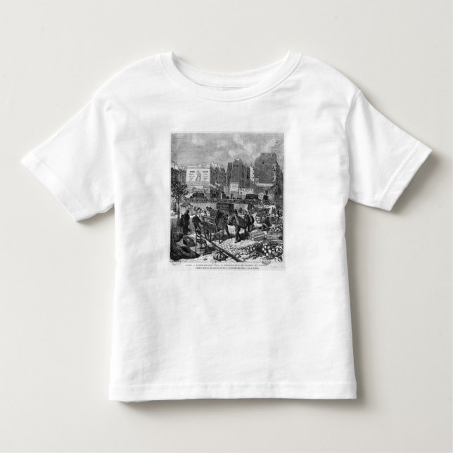 Camiseta De Bebé Habitantes que se mueven desde el DES Moulins de (Anverso)