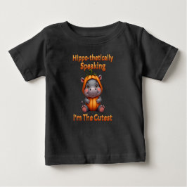 Camiseta De Bebé Hablando hippo-teísticamente soy la Halloween más