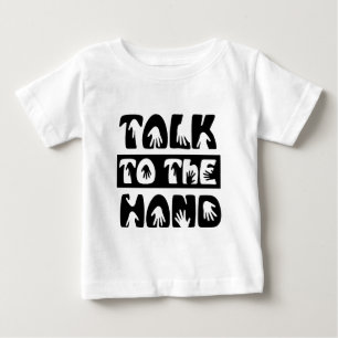 Camiseta De Bebé Hablar Con La Mano