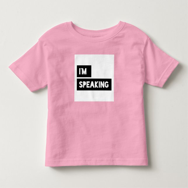 Camiseta De Bebé Hablo Kamala Harris (Anverso)