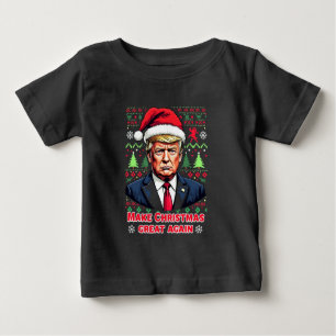 Camiseta De Bebé Hacer a los Navidades grandes de nuevo feas navida