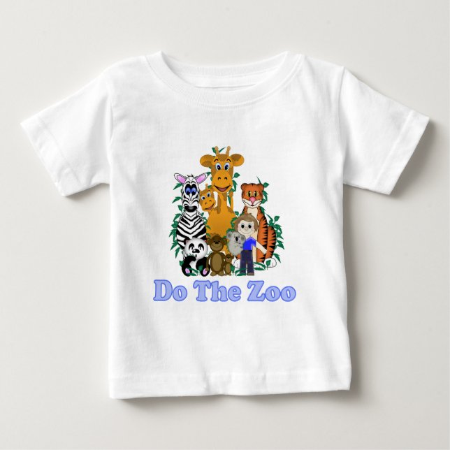 Camiseta De Bebé Hacer El Zoológico (Anverso)