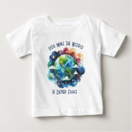 Camiseta De Bebé Haces Del Mundo Un Lugar Mejor