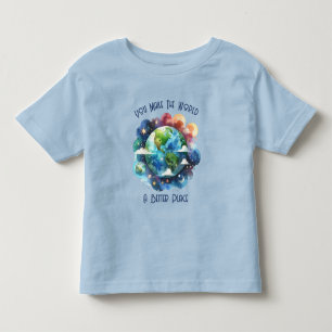 Camiseta De Bebé Haces Del Mundo Un Lugar Mejor