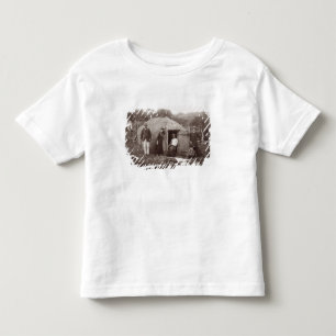 Camiseta De Bebé Haciendo Tappa, un paño nativo, c.1875 (foto de l