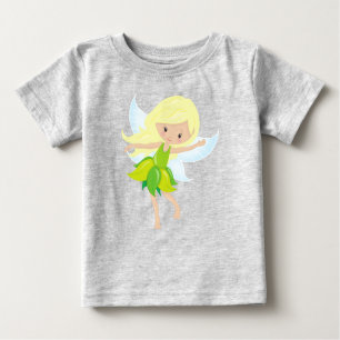 Camiseta De Bebé Hada Cuta, Pelo Blonde, Hada Mágica, Hada Forestal