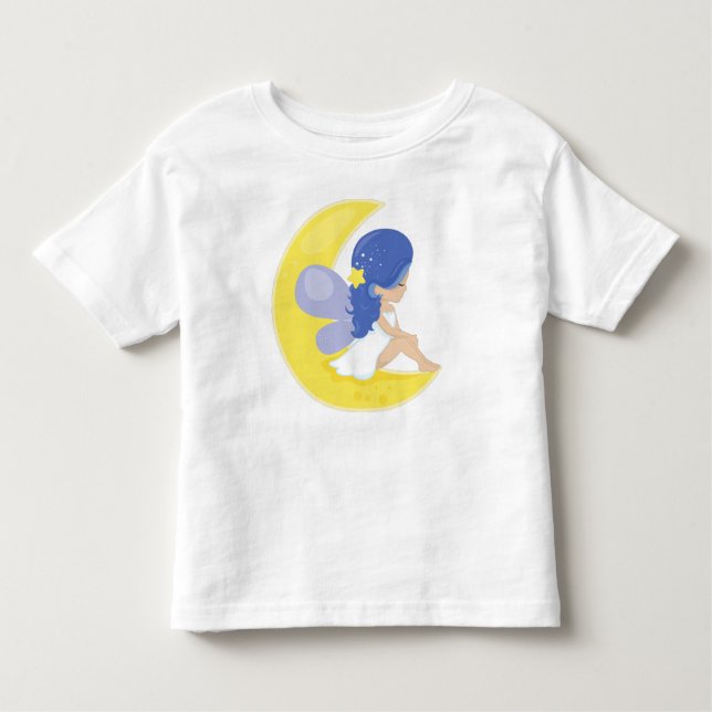 Camiseta De Bebé Hada De Ardor, Hada Cuesta, Hada En La Luna (Anverso)