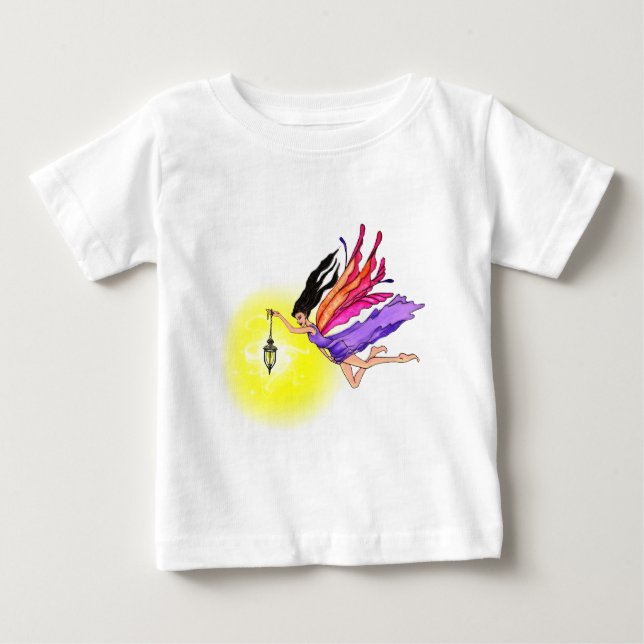 Camiseta De Bebé Hada de Linterna Brillante (Anverso)
