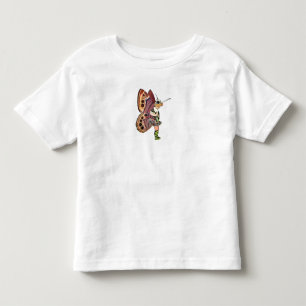 Camiseta De Bebé Hada de mariposa verde y morada para niños