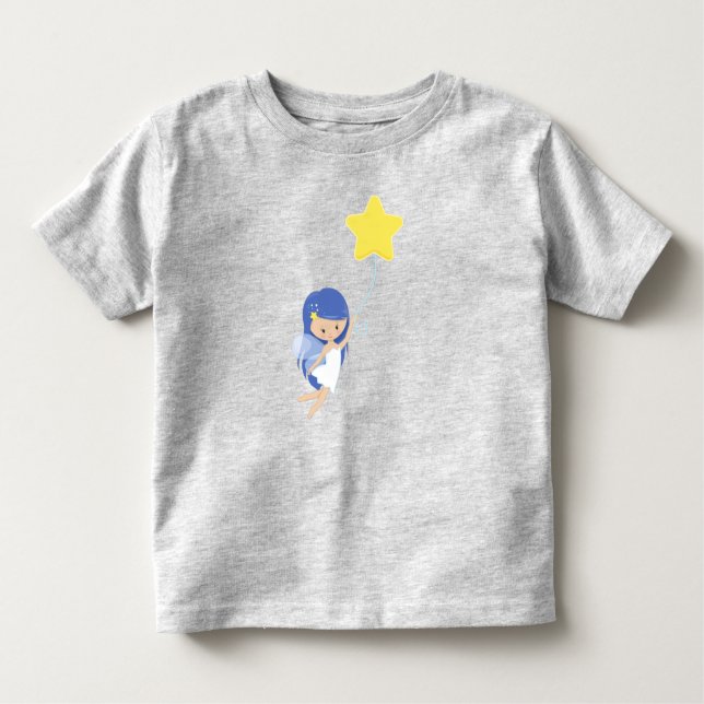 Camiseta De Bebé Hada De Stardust, Hada Cuidada, Hada Con Globo (Anverso)