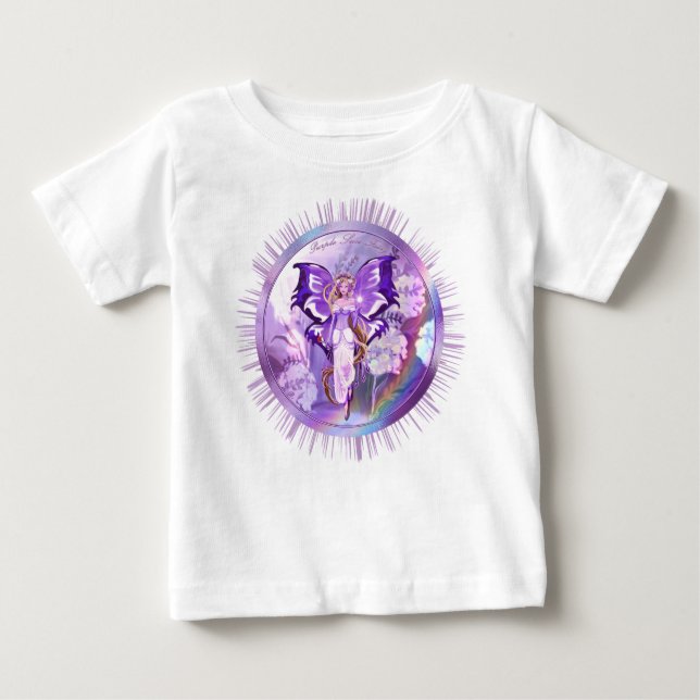 Camiseta De Bebé Hada Purple Sun (Anverso)