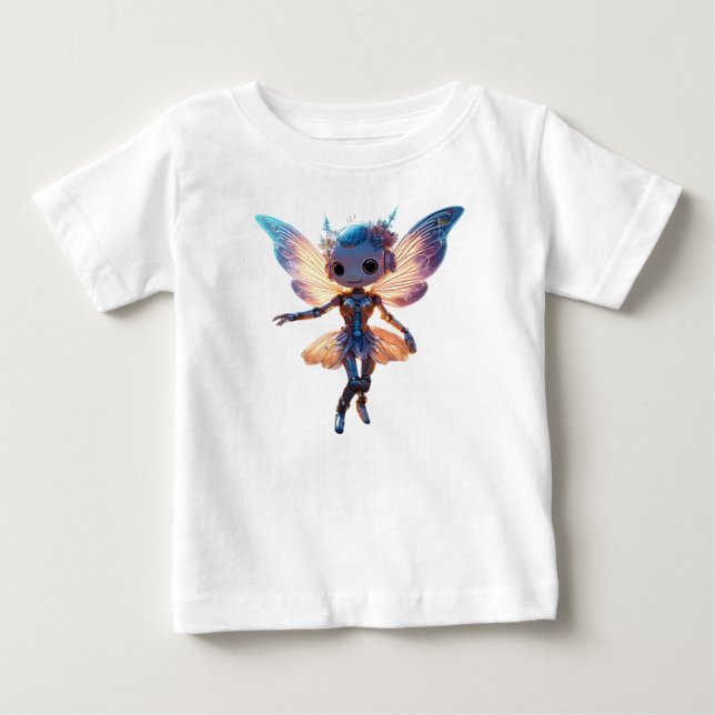 Camiseta De Bebé Hada Robot Bailarina Lindo (Anverso)