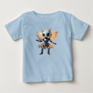Camiseta De Bebé Hada Robot Bailarina Niña Hormiga Linda