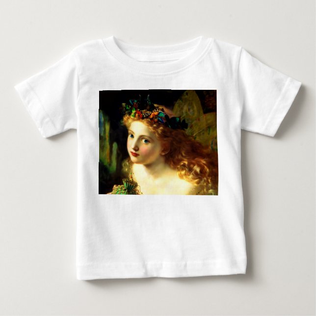 Camiseta De Bebé Hada Vintage (Anverso)