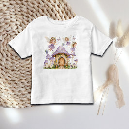 Camiseta De Bebé Hadas Mágicas Jardín Púrpura