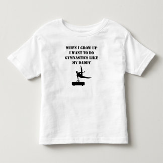 Camiseta De Bebé Haga la gimnasia como mi papá