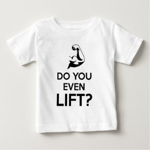 CAMISETA DE BEBÉ HÁGALE INCLUSO LEVANTAMIENTO DE PESAS DE LA