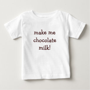 Camiseta De Bebé ¡hágame el chocolate caliente!