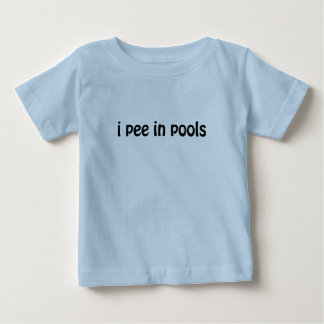 Camiseta De Bebé Hago pis en piscinas