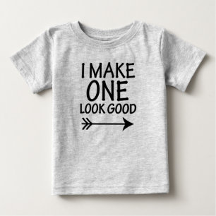 Camiseta De Bebé Hago una mirada al buen bebé divertido