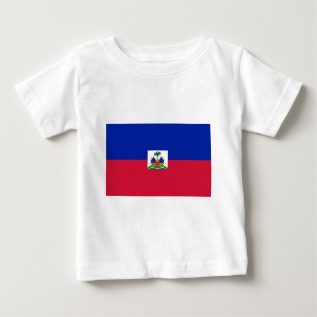 Camiseta De Bebé haití (Anverso)