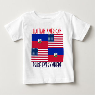 CAMISETA DE BEBÉ HAITIANO-AMERICANO