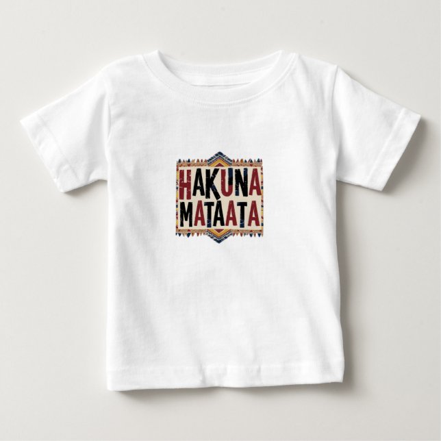 Camiseta De Bebé Hakuna Matata (Anverso)