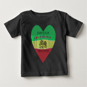 Camiseta De Bebé Hakuna Matata Me encanta Etiopía Colores.png