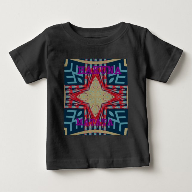 Camiseta De Bebé Hakuna Matata Mensajes de texto Esperanza Resumen  (Anverso)