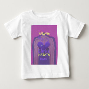 Camiseta De Bebé Hakuna Matata Merry Christmas Love Design.jpg