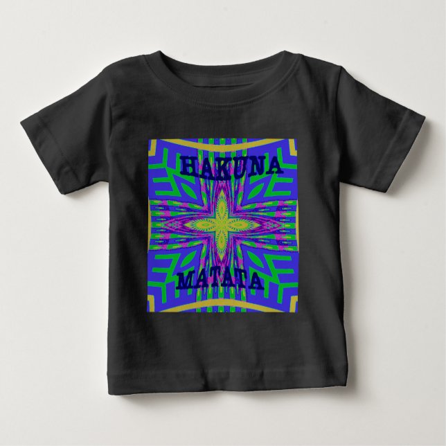 Camiseta De Bebé Hakuna matata Mombasa Kanga (Anverso)