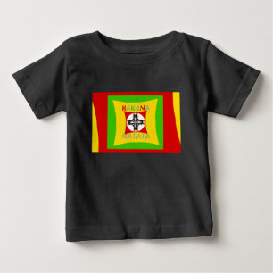 Camiseta De Bebé Hakuna Matata Rasta Color Rojo Dorado Verde