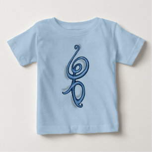 Camiseta De Bebé Hakuna Matata ~ símbolo azul