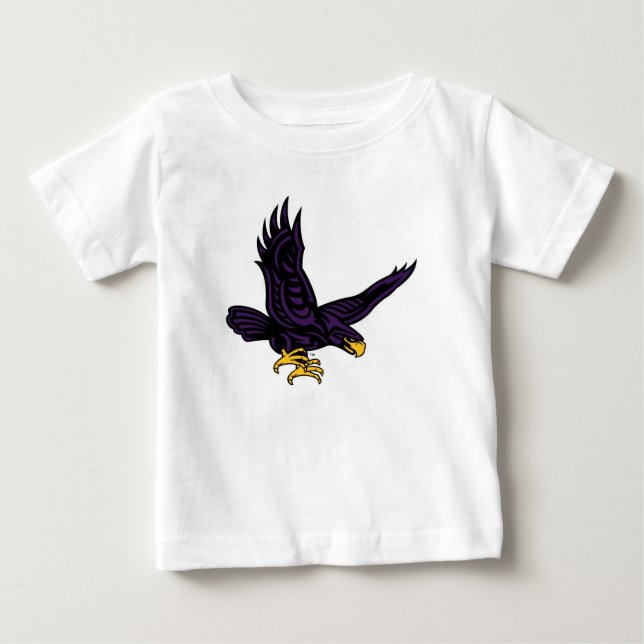 Camiseta De Bebé Halcón de Hunter College (Anverso)