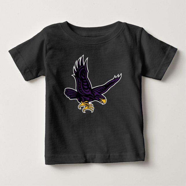 Camiseta De Bebé Halcón de Hunter College (Anverso)