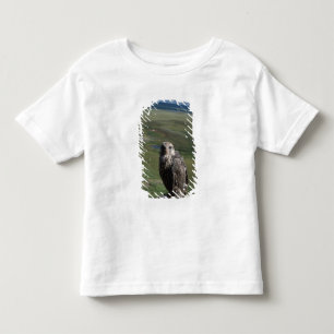 Camiseta De Bebé halcón gerifalte, Falco rusticolus, juvenil