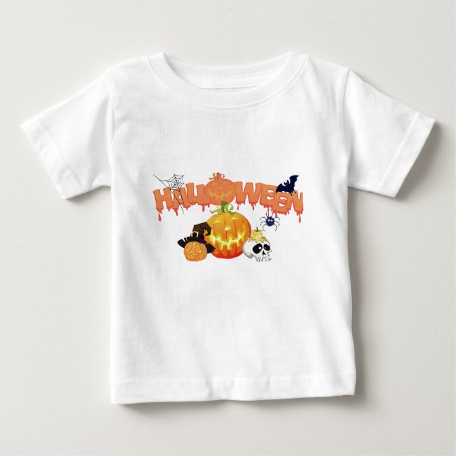 Camiseta De Bebé Halloween (Anverso)