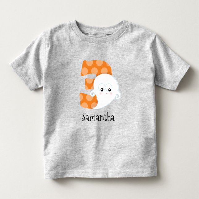 Camiseta De Bebé Halloween 3 Tercera Edad de Cumpleaños (Anverso)