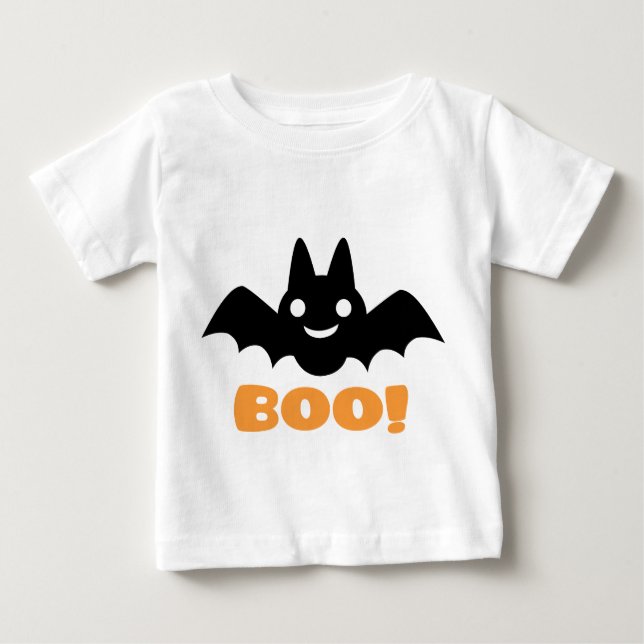 Camiseta De Bebé Halloween Bat (Anverso)