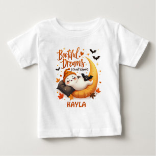 Camiseta De Bebé Halloween Bootiful Dreams Cute Ghost Sweet Grits