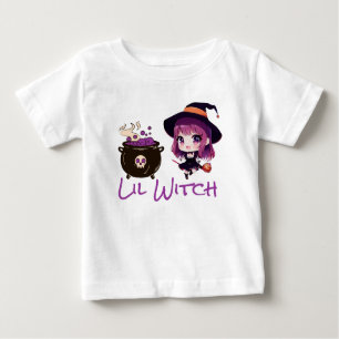 Camiseta De Bebé Halloween/bruja/otoño/octubre