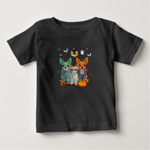 Camiseta De Bebé Halloween Chihuahua Perro Perro Perro Perro lindo