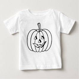 Camiseta De Bebé Halloween de calabaza de calabazas de Jack-O-Lante